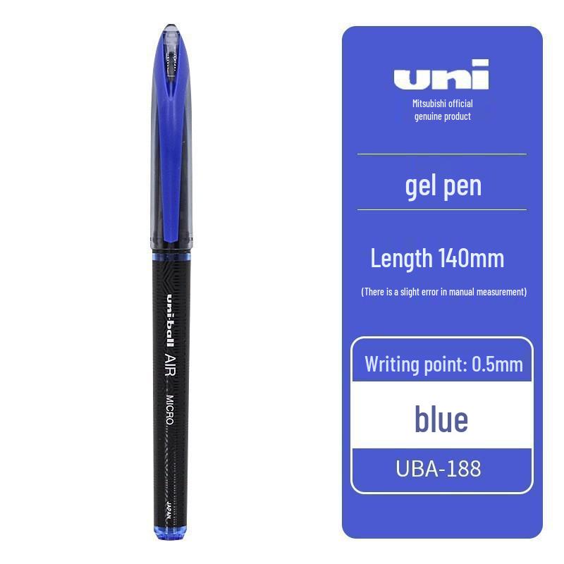 UNI Mitsubishi Black Technology Neutral Pen - Limited Edition UBA188, 0.5mm, Ideal for Students & Writing Practice 0.5mm