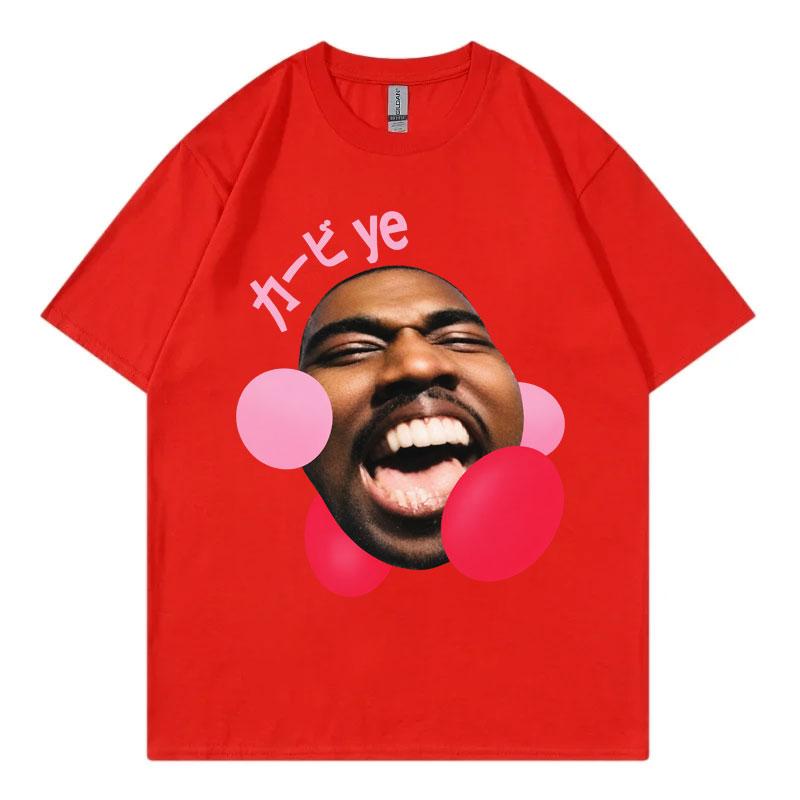 Rapper Kanye West Funny Meme Graphic T Shirts Unisex Unisex Hip Hop Vintage Short Sleeve TShirts Fashion Casual 100Cotton TShirt