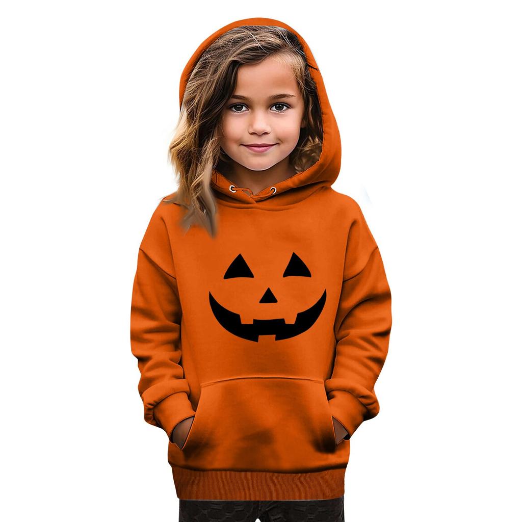 Sweatshirts For Teen Girls Hoodies Long Sleeve Drawstring Pullover Cute Oversized Hoodie Halloween Day