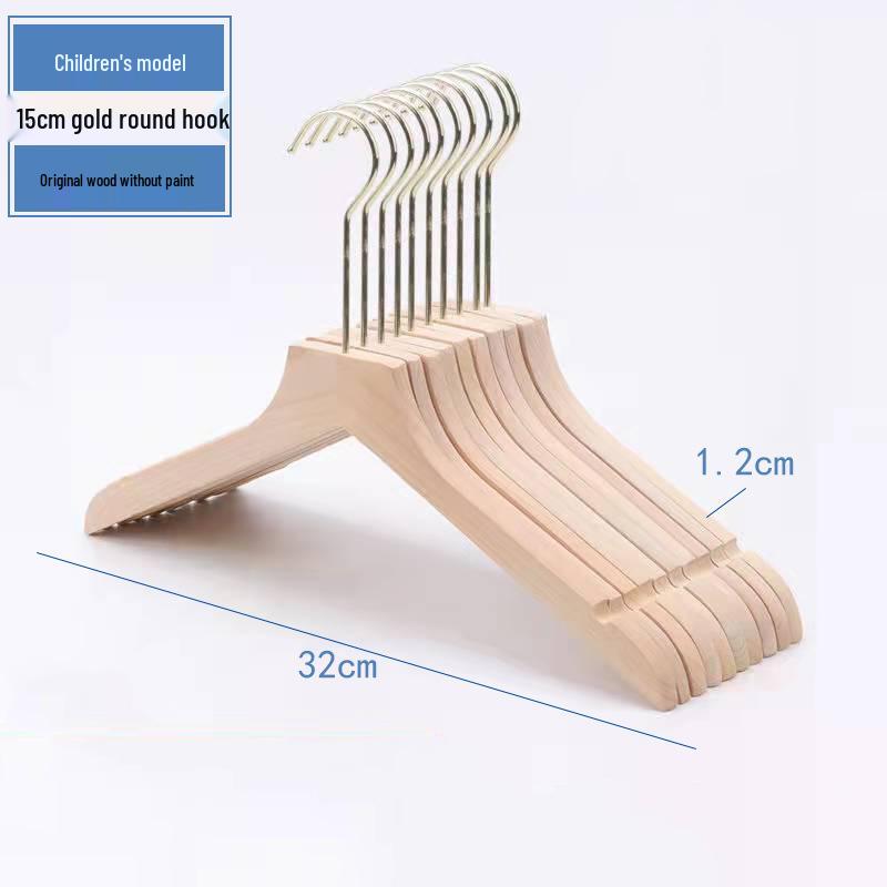 Damen Rutschfester Holzmantelständer Kleiderbügel für Bekleidungsgeschäfte
