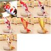 Peluche Koi Poisson en Peluche Doux Poupée Poisson Douce Oreiller Koi Doux Coussin Poisson Rouge Pour Chat Enfants Cadeau Jouet