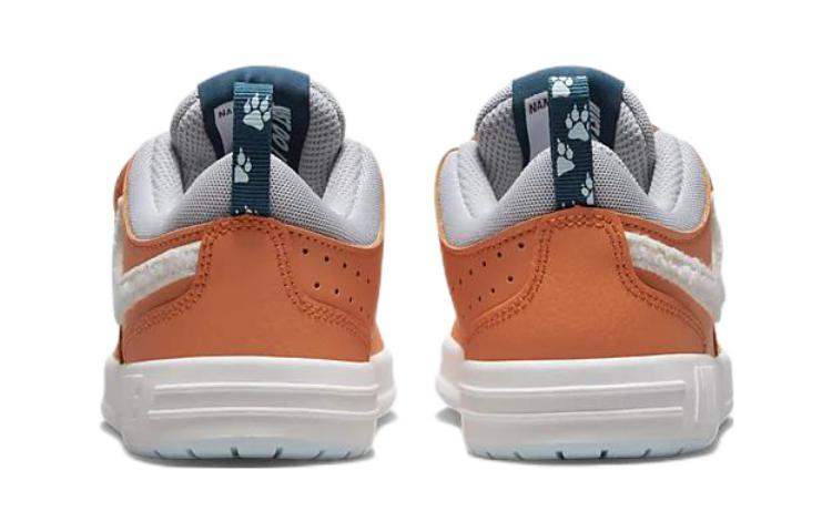 Nike Pico 5 Slip Resistant Cushioning Abrasion Resistant Low top Casual Shoes White Orange Children Aged 3 7 Years Old DQ8372-800