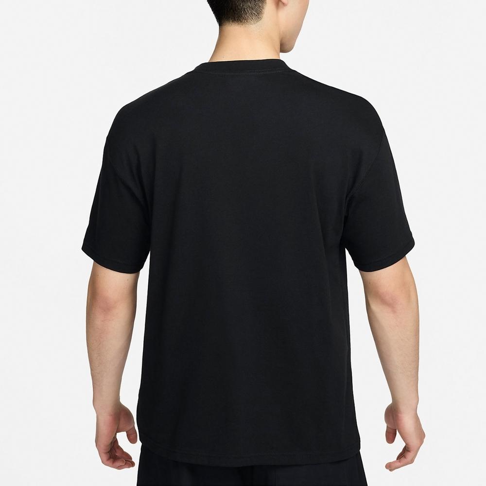 Nike Solid Color Casual Crew Neck Short Sleeve T-Shirt Men Tops Black FV3752-010