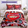 3pcs Duvet Cover Set (1*Duvet Cover + 2*Pillowcase, Without Core), Football team.C Print Soft All‑Season Bedding Set, Home Bedroom Decor Gift