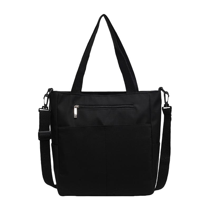 

Women s Commuting Solid Color Tote Bag Large Capacity Crossbody Bag Handbag чёрный