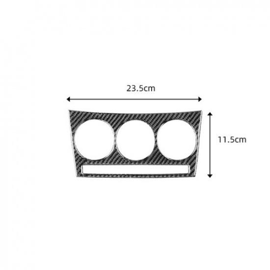 Carbon Fiber center Console Air Condition panel Cover Trim For Mazda 3 2010-2013