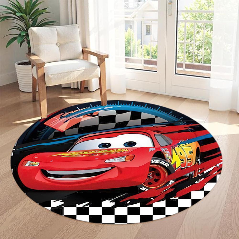 Dinsey Round Carpet Design for Game Room Outdoor Balcony Foyer Anti-slip Round Rug Decorate Offices Wedding Party Gift