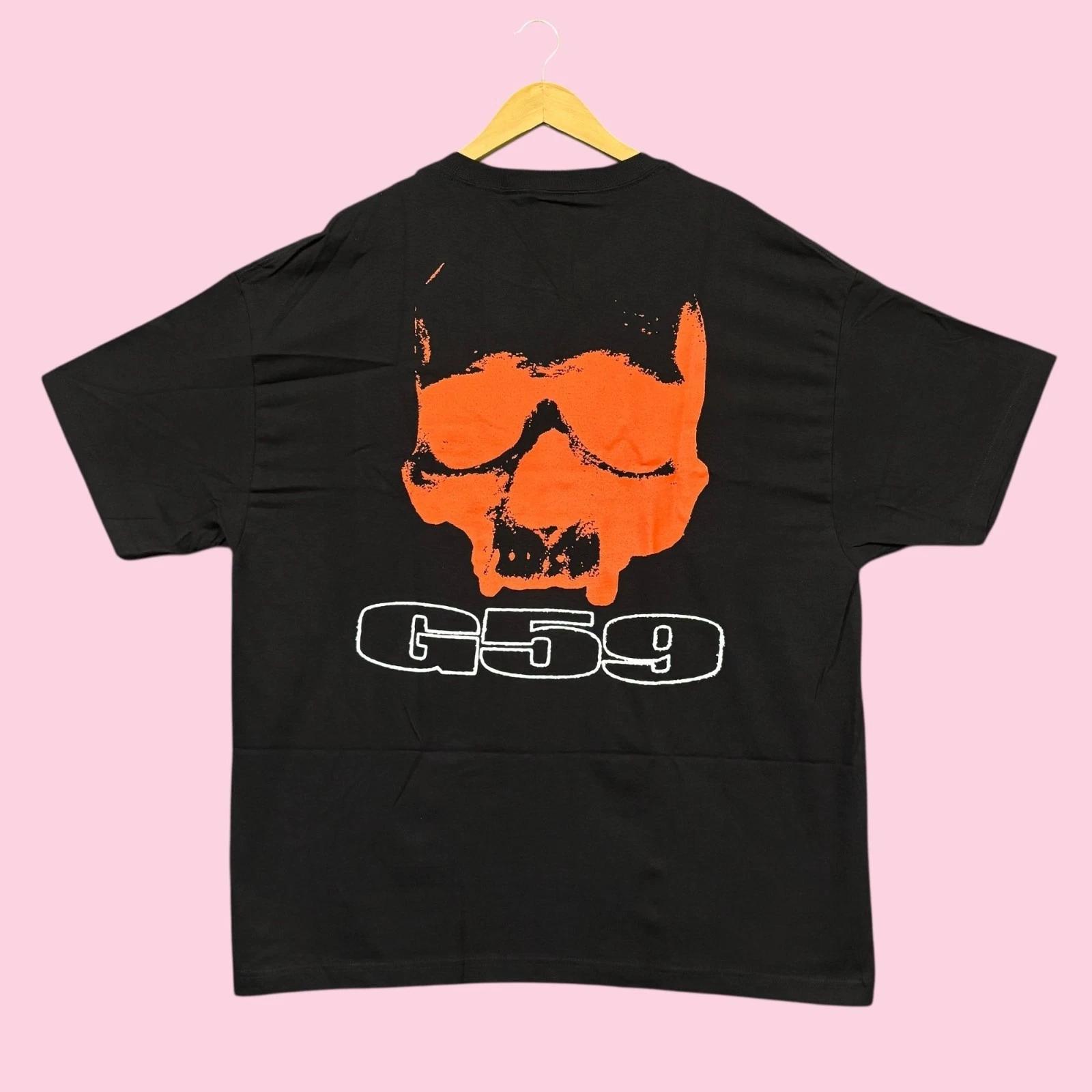 

G59 Records x The Suicideboys Orange Skull Glow Logo Hip-Hop Tee XXL 3XL