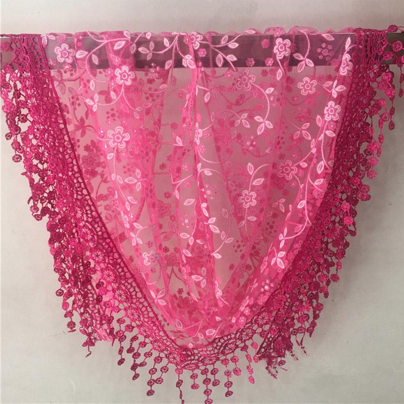 High Quality Lace Square Bandanas Style Rock Embroidery Floral Headband Net Breathable Hijab Through Headscarf Muslim Woman Veil