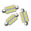 10pcs 41MM 5050 8SMD Festoon White Dome Map Trunk LED Light Lamp Bulbs 212-2 578 569