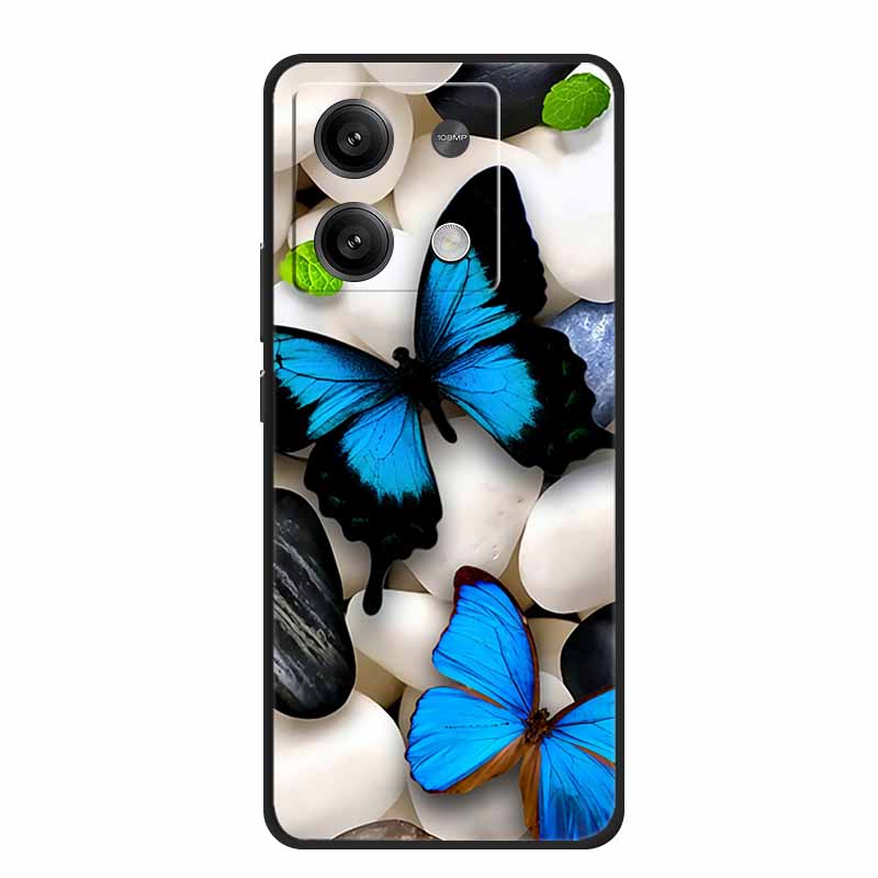 For Redmi Note 13 Pro 5G Case Lovely Soft Painted Cats TPU Silicone Funda For Xiaomi Redmi Note 13 5G Cover Etui Note13 Pro Plus