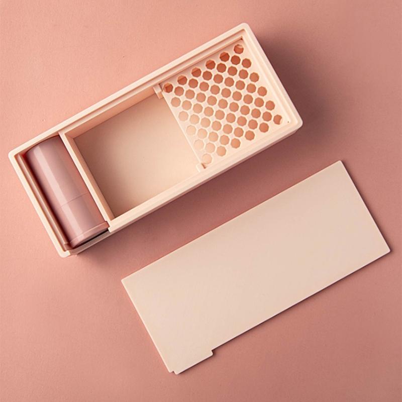 Polymer Clay Cutter Anti-Stick Starch Box With Brush Soft Ceramic Powder Storage Box Diy Earrings Jewelry Auxiliary Tools