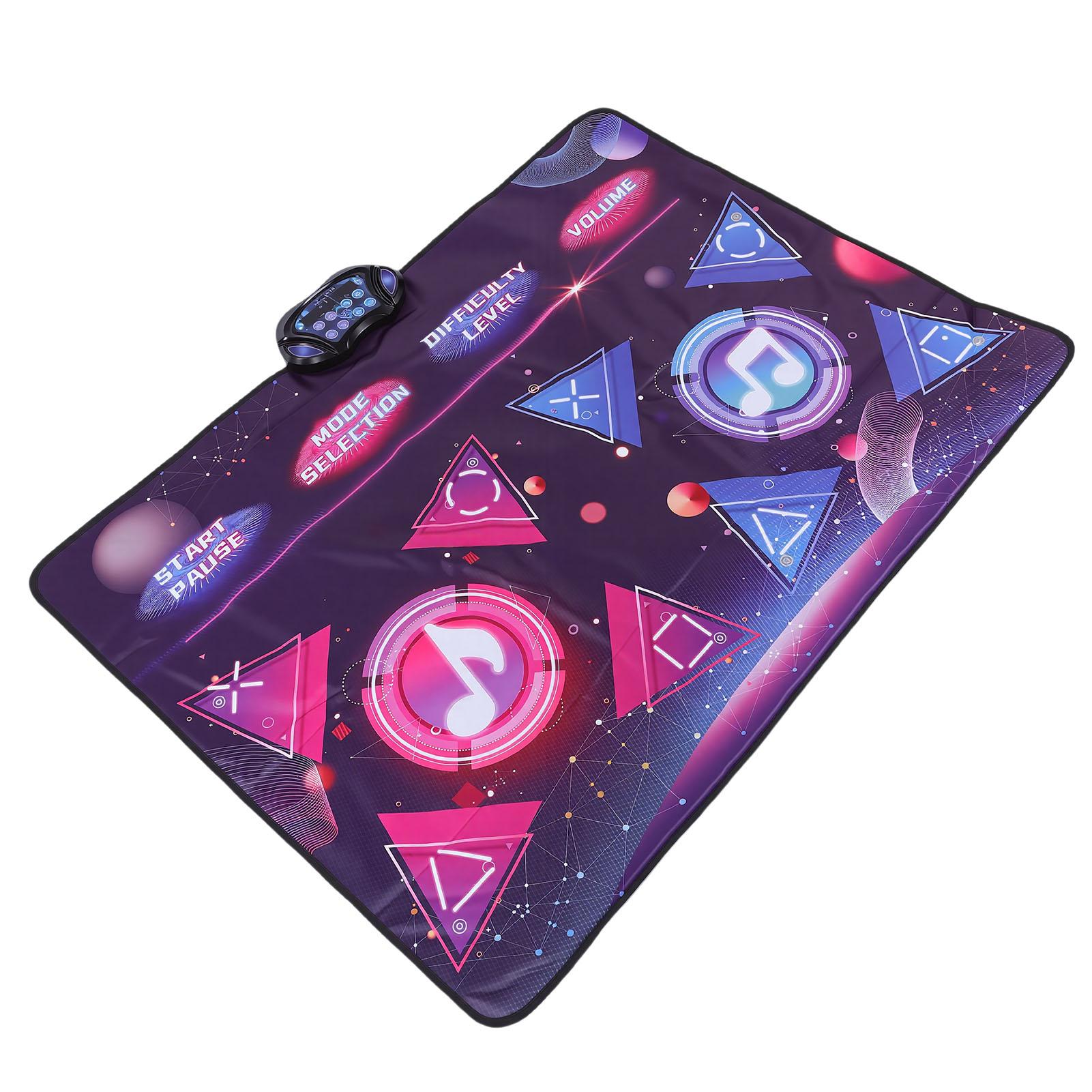 Kids Dance Mat Music Electronic Dance Pad 8 Game Modes Dual Player Interactive Game Quiet for Boys and Girls Birthday