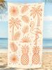 Vintage Nautical Sketch Beach Towel Large Soft Absorbent Towel Hand-Drawn Anchor Ship Wheel Print Quick-Dry Lightweight Towel