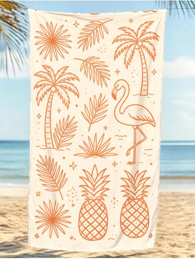 Vintage Nautical Sketch Beach Towel Large Soft Absorbent Towel Hand-Drawn Anchor Ship Wheel Print Quick-Dry Lightweight Towel