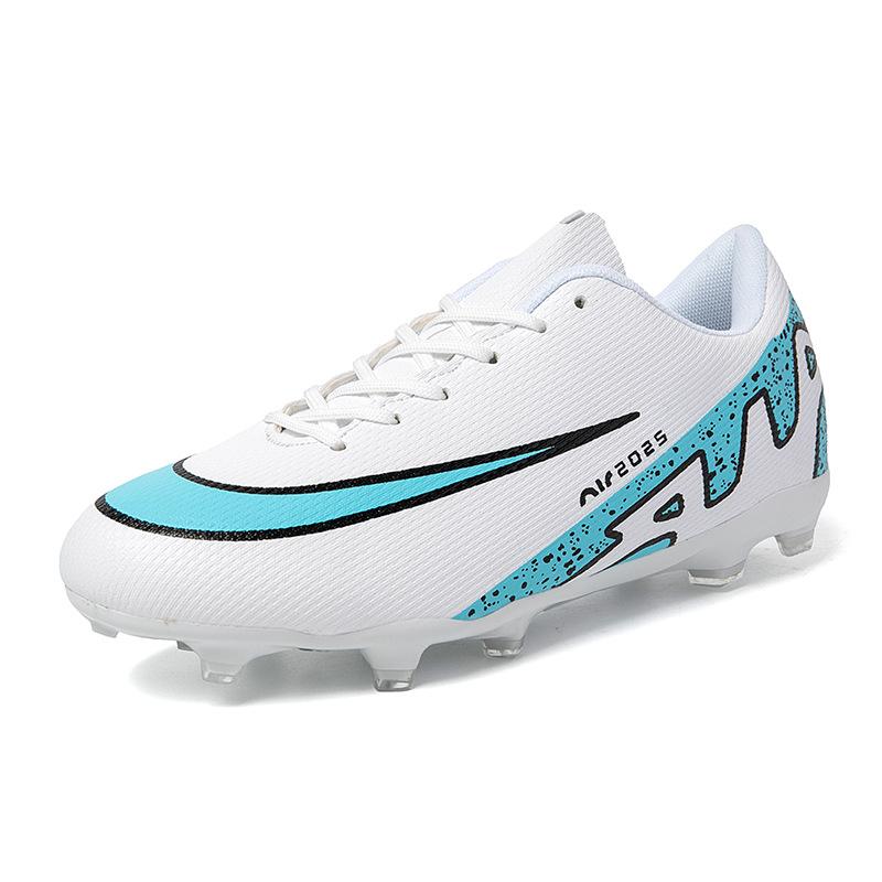 Children's Football Shoes Boys Teen Students Game Training Shoes Long Nails TF Shredded Nails Low Top 45 Large Size 46