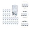 25Pcs Conduit Hangers with Nuts and Bolt Metal Threaded Rods Pipe Hanger Tube Hook Fixing Hardware Accessories