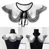 Popular Detachable Collar Embroidered Lace Trim False Collar For Female Teens Girl Daily Outfit Styling Accessory