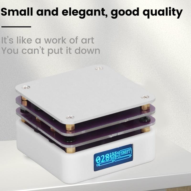 20V Mini Smart Thermostat Heating Soldering Plate Welder Hot Preheating Chip Welding Station For DIY Repair Laboratory