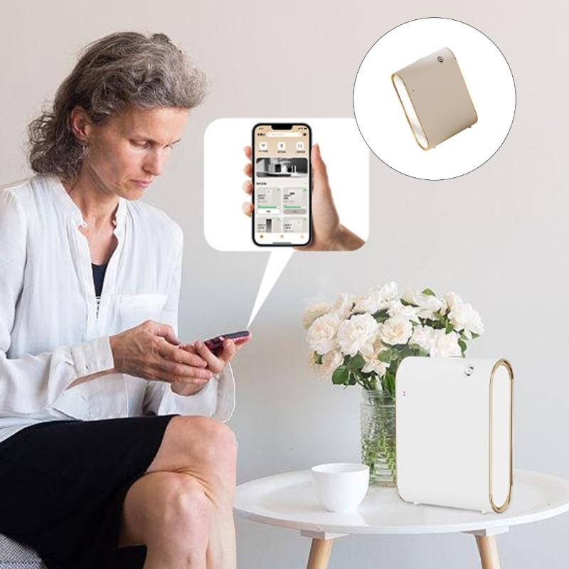 Quiet 350ml Essential Oil Diffuser With Bluetooth-compatible Control Cold Air Diffusions Office Hotel Aromas Dispenser