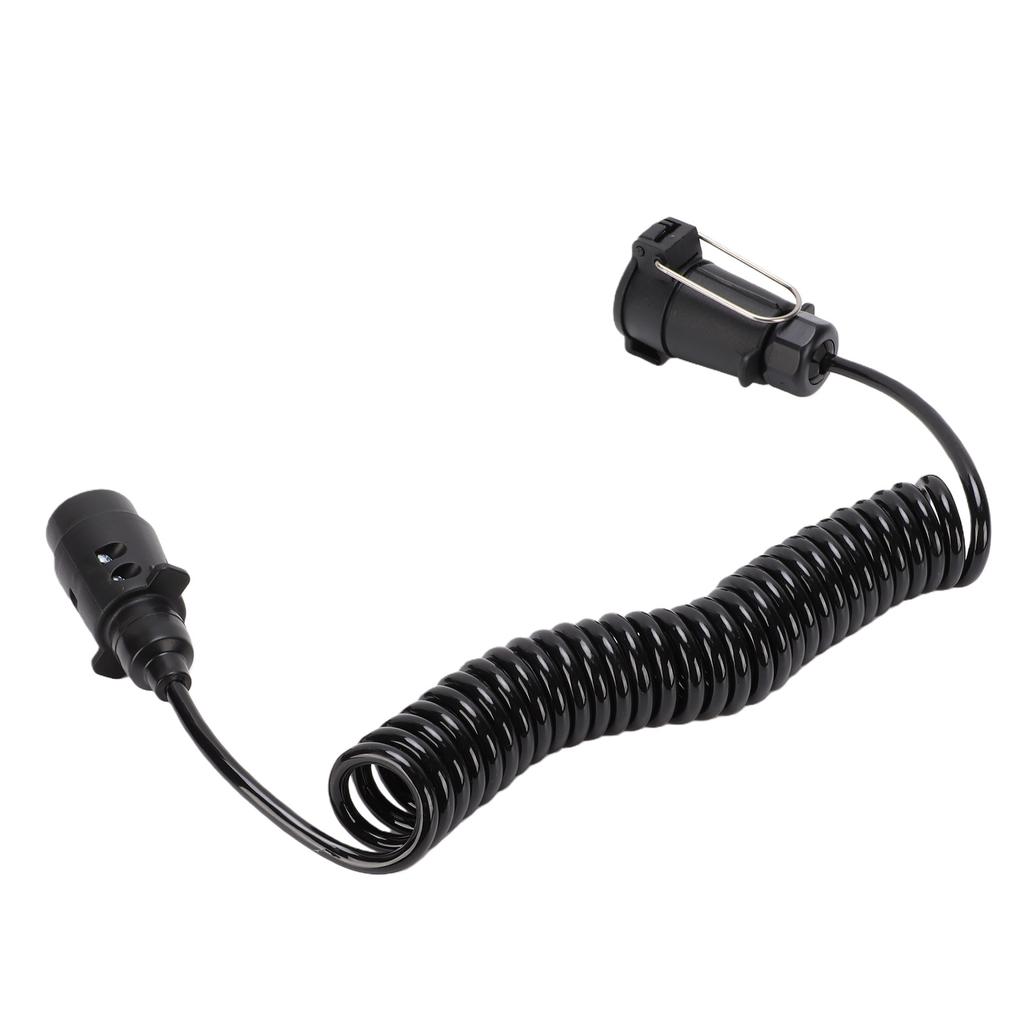 Trailer Extension Cord 9.84FT Length 7 Pin Plug and Socket Gooseneck Trailers Truck Bed Electrical Wire for RV