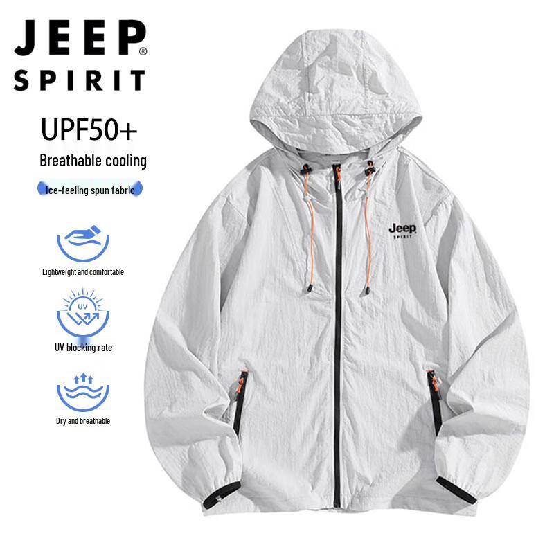 JEEP SPIRIT Unisex Hooded Sun Protection Jacket