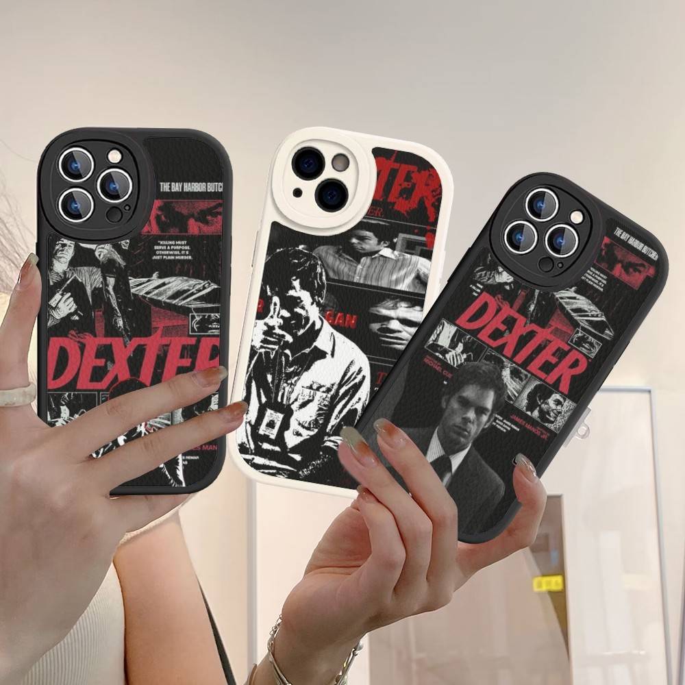 Custodia per Telefono Dexter Morgan Per IPhone 11 12 13 14 15 16 Pro Max Plus Copertura in Pelle