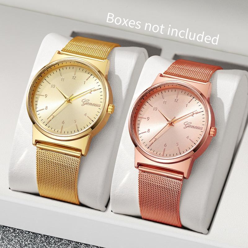 Women Watches Fashion Mesh Band Arabic Dial Quartz Watch For Ladies Clock Reloj Mujer Without Box