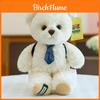 Cute Cartoon Backpack Tie Teddy Bear Plush Doll Children Companion Toy For Childrens Comfort