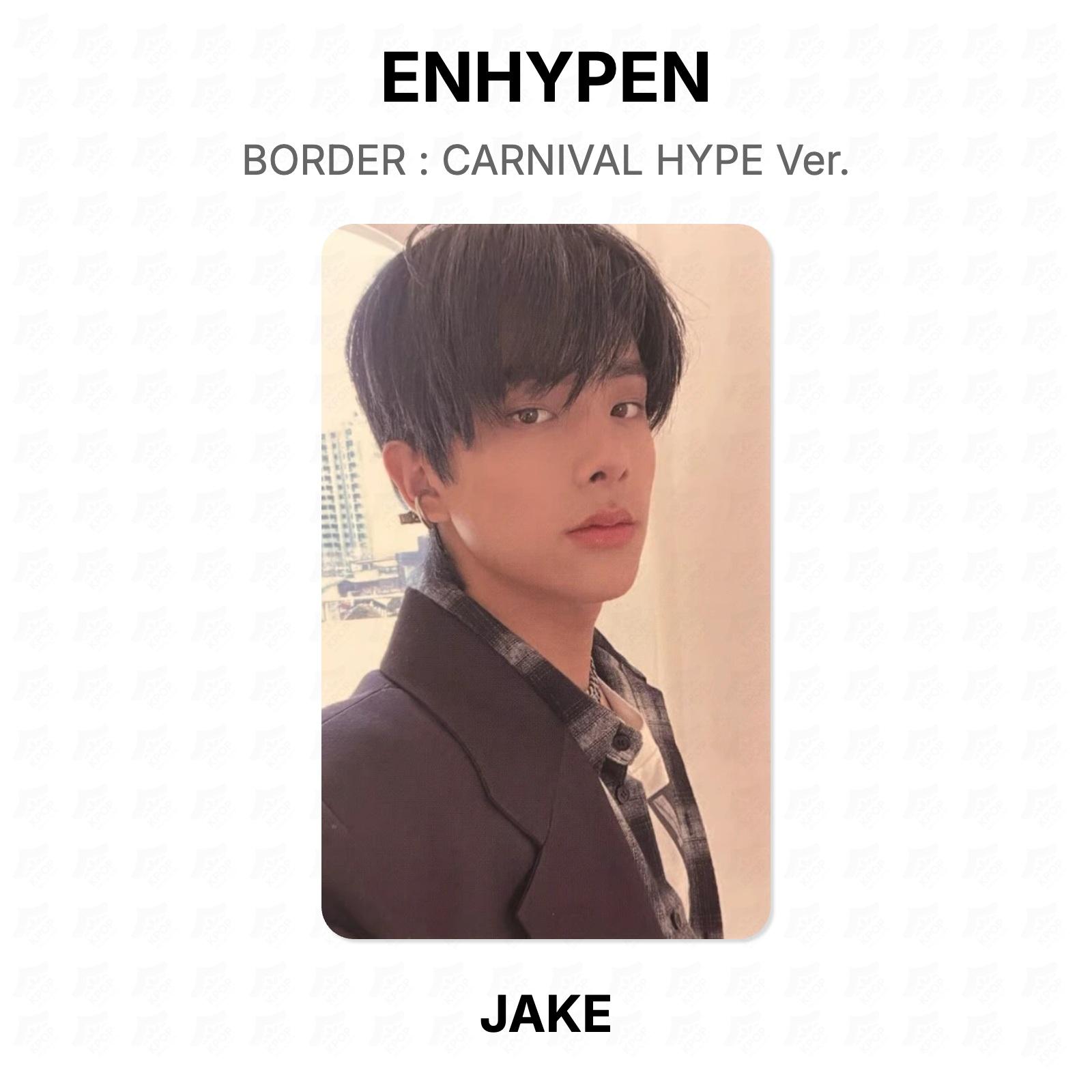ENHYPEN BORDER : CARNIVAL HYPE Ver. Official Photocard JAKE 03