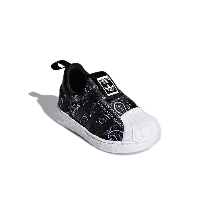 adidas Originals SUPERSTAR 360 I Casual Low Top Skateboard Shoes Carbon Black Infant And Toddler F97631