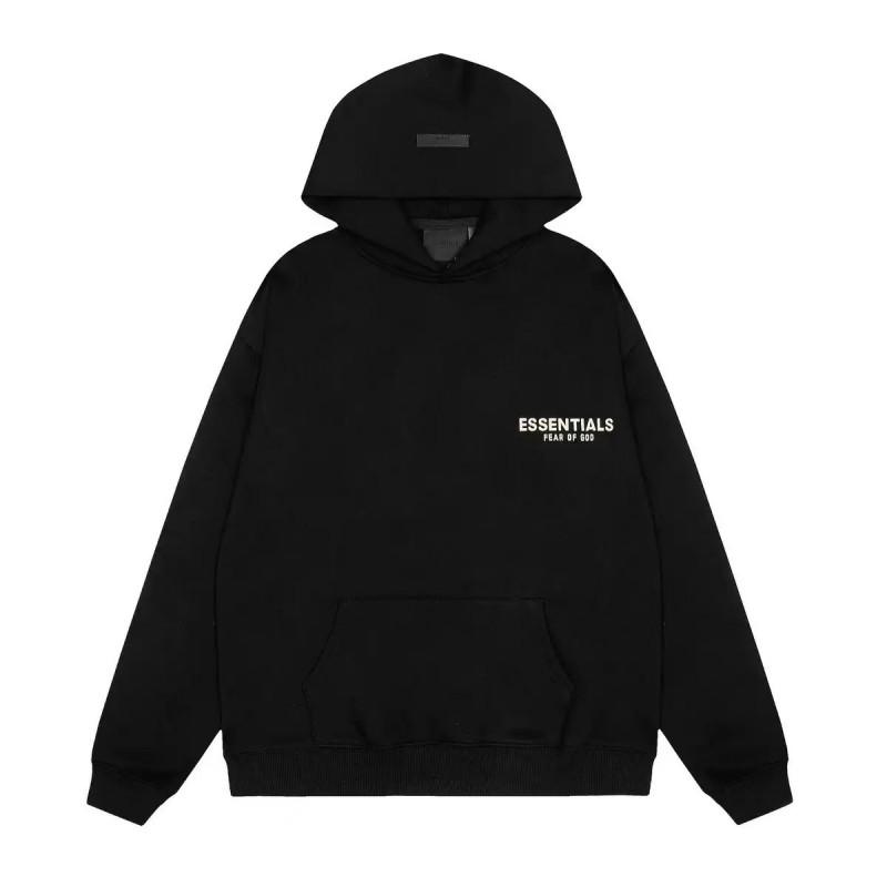 Essentials Unisex Kapuzenpullover Set Lässig Oversized Baumwolle Pullover Herbst