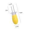 1Pair Corn Grilling Forks Stainless Steel Bbq Skewers For Corn Fruit Picnic Camping Kitchen Tools Corn Cob Holder Bbq Tools