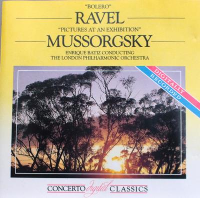 CD ENRIQUE BATIZ LONDON PHILHARMONIC Ravel Bolero Pictures At An Exh OQ0010 CONCERTO DIGIT UK Classical Used