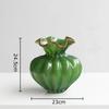 Floral Bud Glass Vase Hydroponics Plant Pot Table Decoration Flowers Arrangement Artificial Flower Vases Room Aesthetic Decor
