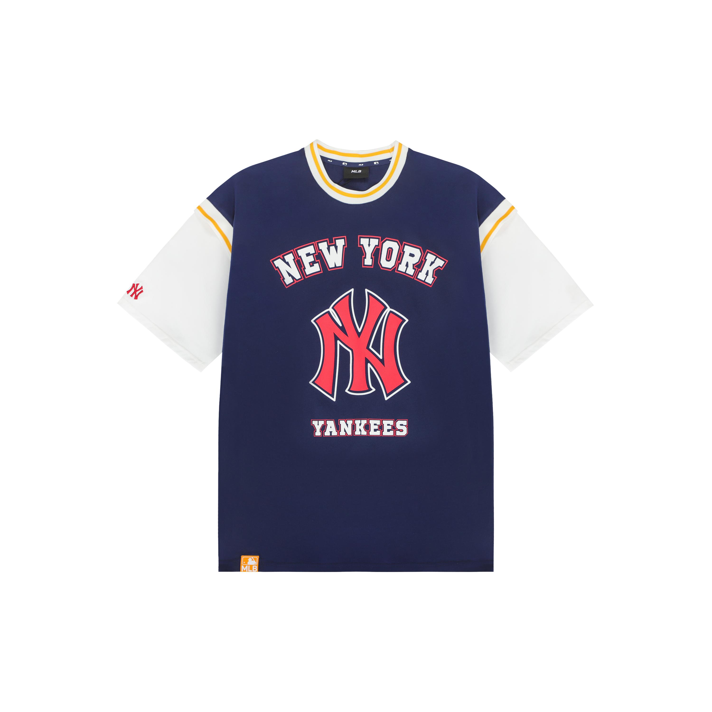 MLB T Shirt Unisex Light Navy Blue 3ATSEC823-50NYL XXL