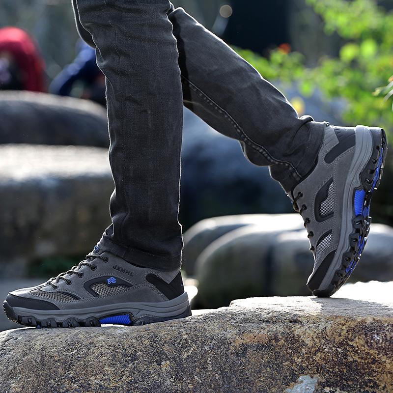 Mode Herren Wanderschuhe Berg Wüste Kletterschuhe Klassische Sneaker Lässige Outdoor Rutschfeste Schuhe Trekking Schuhe Übergröße 39-46