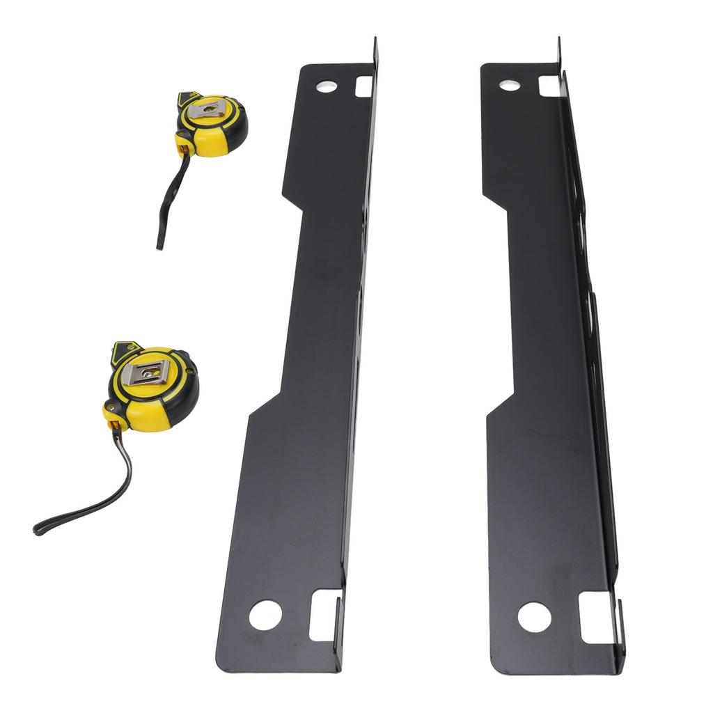 Heavy Duty Wheel Alignment Tool Kit 2PCS Black Toe Alignment Tool Plates with 2 Tape Mesures
