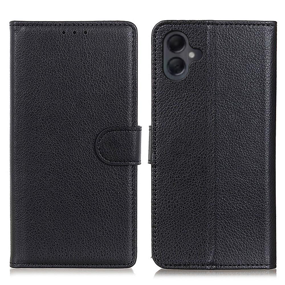 For Samsung Galaxy A06 4G Wallet Case PU Leather Phone Cover Litchi Texture