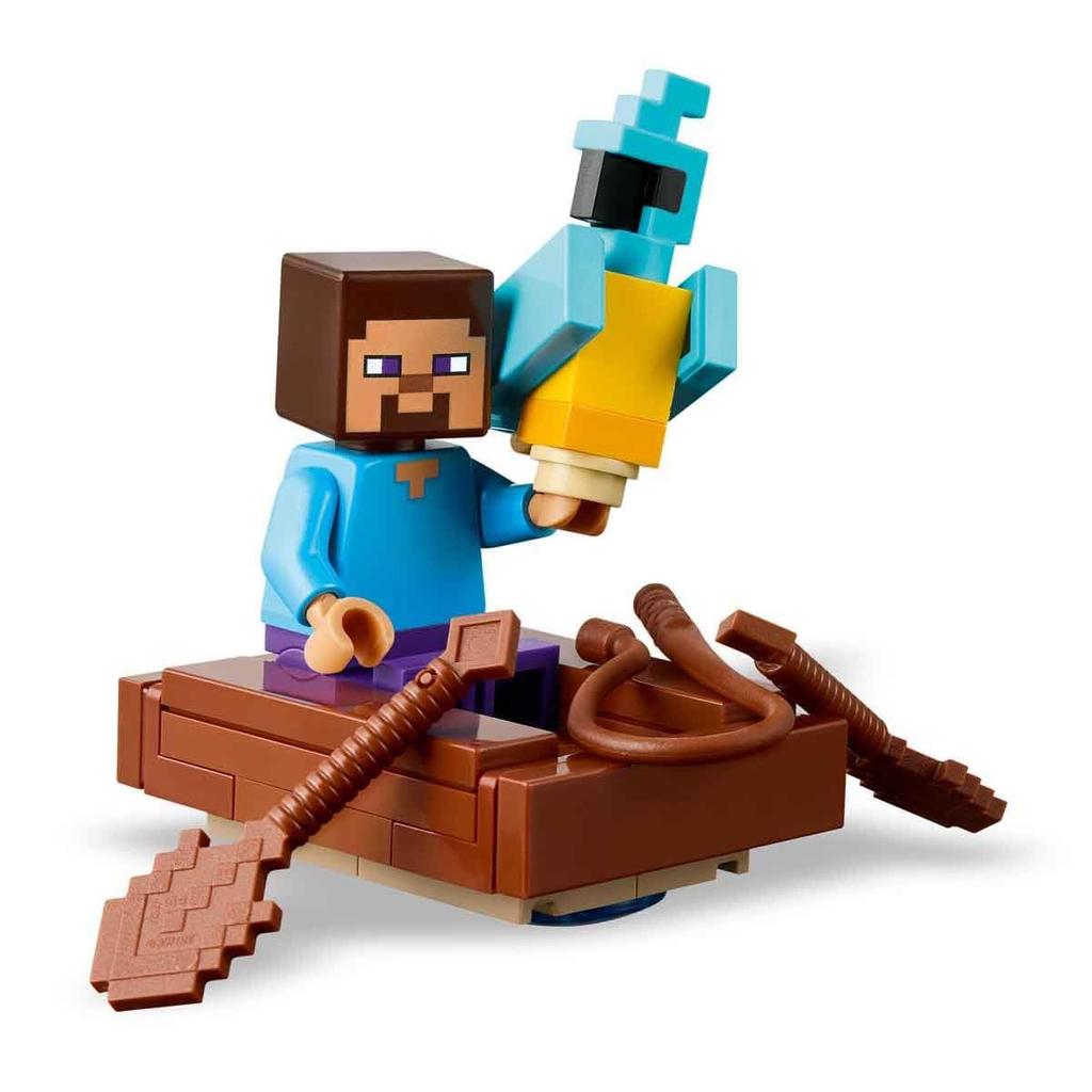 LEGO Minecraft TNT Jungle House Toy - Birthday Present, Building Blocks, for Girls, Boys, Children Ages 8, 9, 10, Elementary School Students, Minecraf