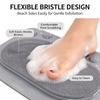 Non-Slip Shower Mat for Elderly Anti Fall Safety Bath Mat with Foot Scrubber, Suction Cups Drain Holes Bathroom Floor Mat