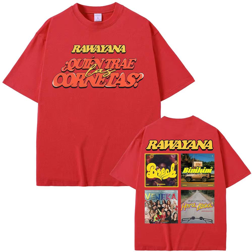 Band Rawayana Music Album 2026 Graphic T Shirt Men Women Fashion Vintage Short Sleeve Tshirts Cotton Crewneck Hip Hop Tshirt