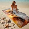 Flame Warrior Stylish Digital Printing Beach Towel Quick Drying Absorbent Blanket For Beach Pool Gym Travel Christmas Gift C9211381