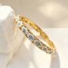 Emaille Blumen Chinesische Blume Armreif Bunt Damen Armband Vintage Cloisonné Armreif Mädchen