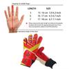 1 pair Finger Protection Children Soccer Gloves Double Sided Latex Goalkeeper Gloves  Play Soccer