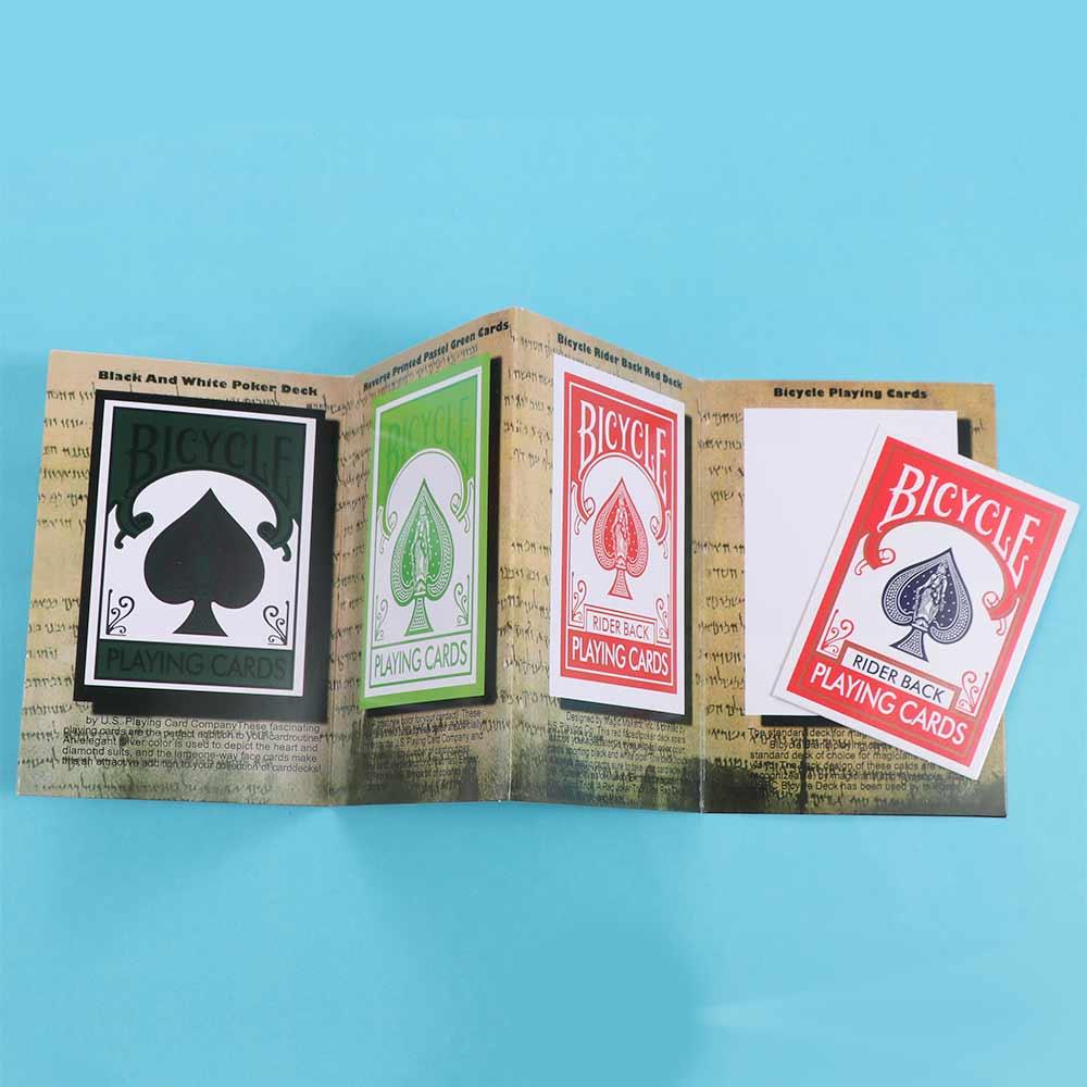 Close Up 3D Advertising Magic Tricks Card Gimmick Props  Classic Toy   Children Toys