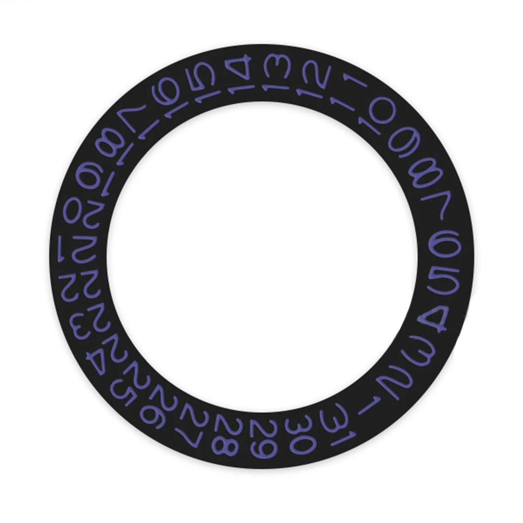 NH35 NH36 Date Dial Fits NH35 NH36 NH34 Movement SKX007 SKX009 Red Blue Black Automatic Mechanical Movt Day Date Dial Wheel