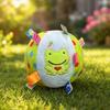 1/3Pcs Squeaky Dog Plush Toy with Built-in Bell, Soft Stuffed Ball Hanging Dog Training Toy, Interactive Pet Chew Toys for All Breeds