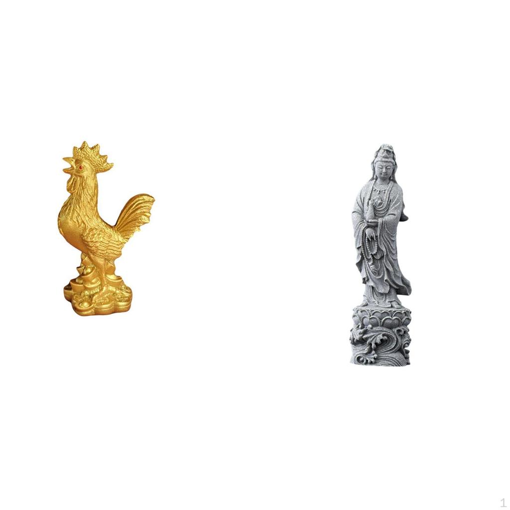 Feng Shui And Guan Yin Statue Figurine Home Decor for Birthday Anniversaries Hotel Housewarming