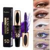 5D Silk Fibe Mascara Wydłużenie 5 Kolorów Lash Przedłużanie Rzęs Pędzel do Rzęs Wodoodporny Beauty Makeup